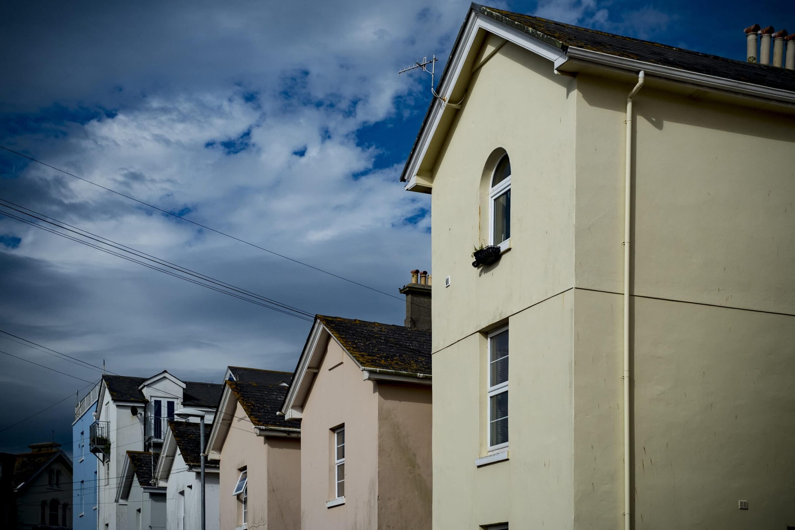 Seaside Houses, Teignmouth Devon Coastal Landscapes Coastal