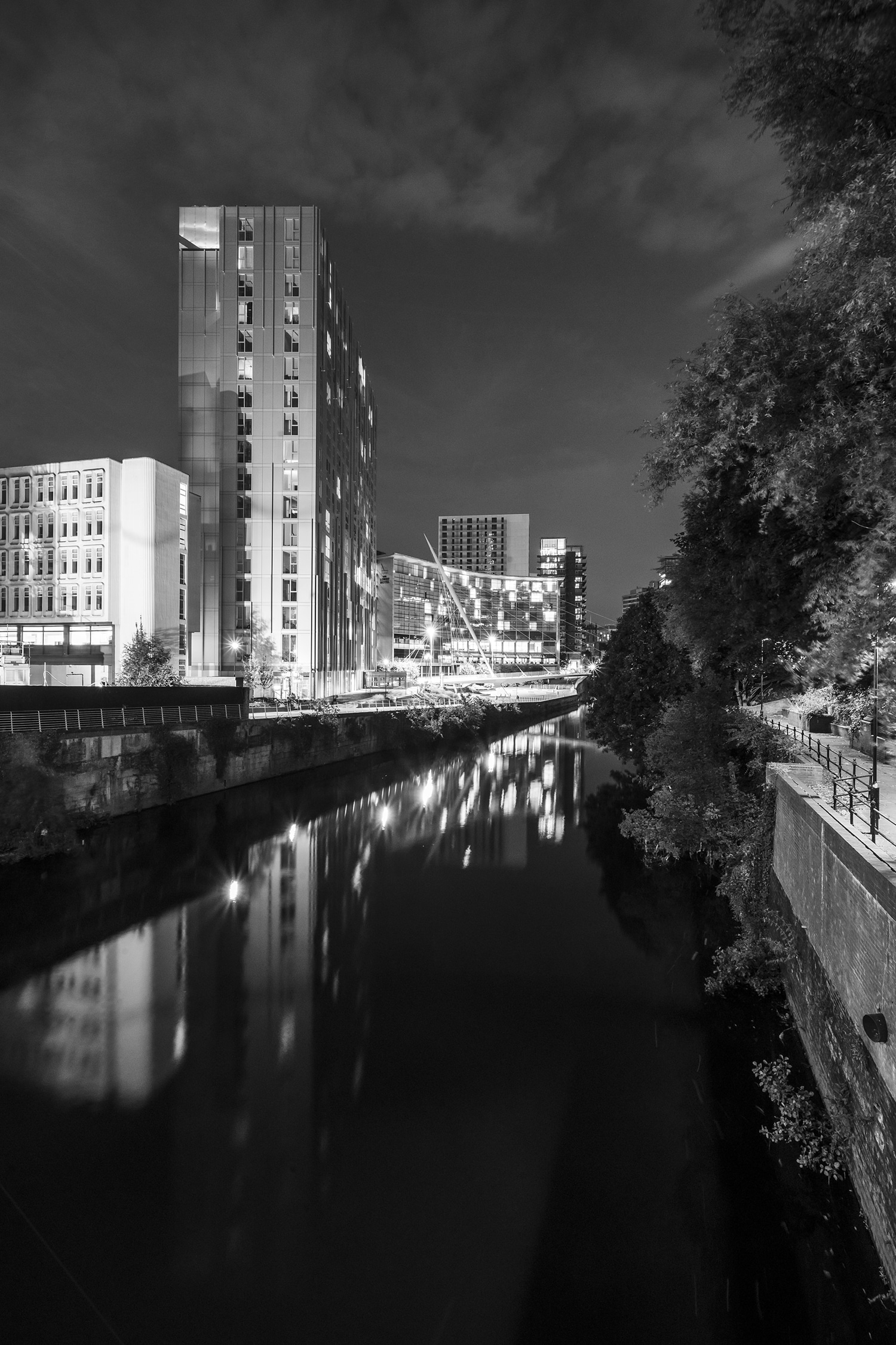 The Lowry Hotel, Portrait Black and white Manchester Landscapes Architecture