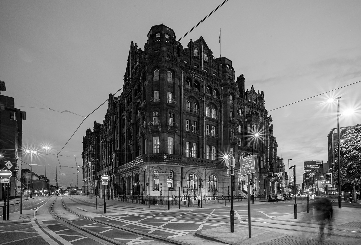 The Midland Hotel Manchester Black & White Manchester Landscapes Architecture