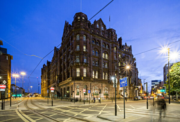 The Midland at Night, Landscape, Colour Photo Manchester Landscapes Architecture 2
