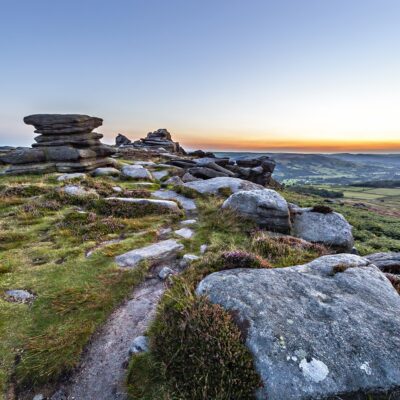 ‘Twilight At Owler Tor’,  Colour Print Peak District Landscapes colour