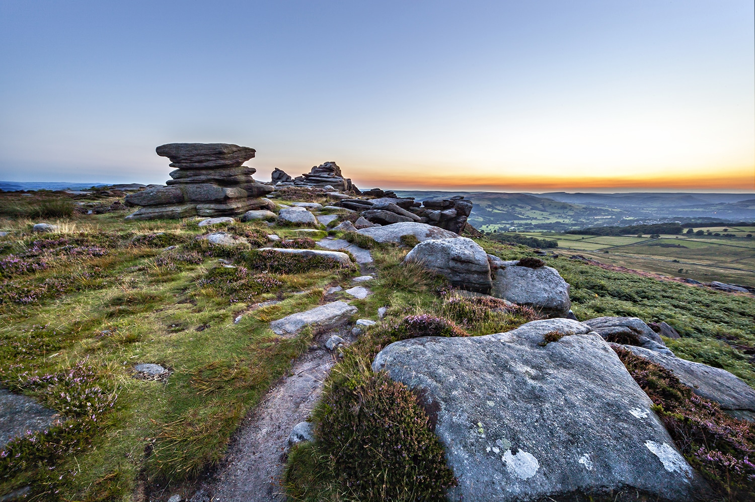 ‘Twilight At Owler Tor’,  Colour Print Peak District Landscapes colour