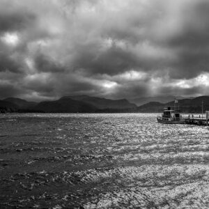 Ullswater Steamer, Lake District Lake District Landscapes Black&White
