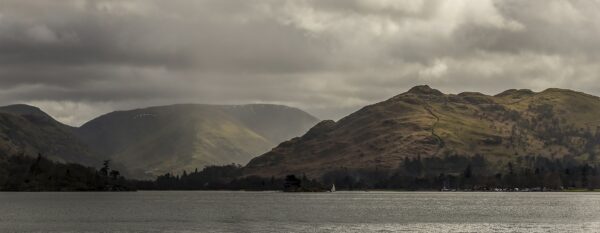 Ullswater Towards Glenridding, Canvas Lake District Landscapes Clouds 2