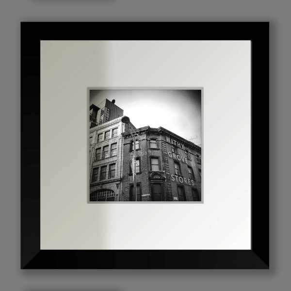 Black and White Withy Grove Stores | Micro Manchester Series Micro Manchester colour 3