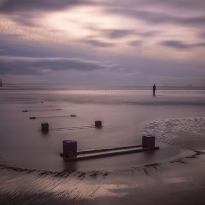 Another Place, Crosby, a fine art photograph Coastal Landscapes 'Another Place'