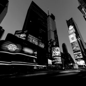 Times Square – Black & White Photograph New York Landscapes Architecture