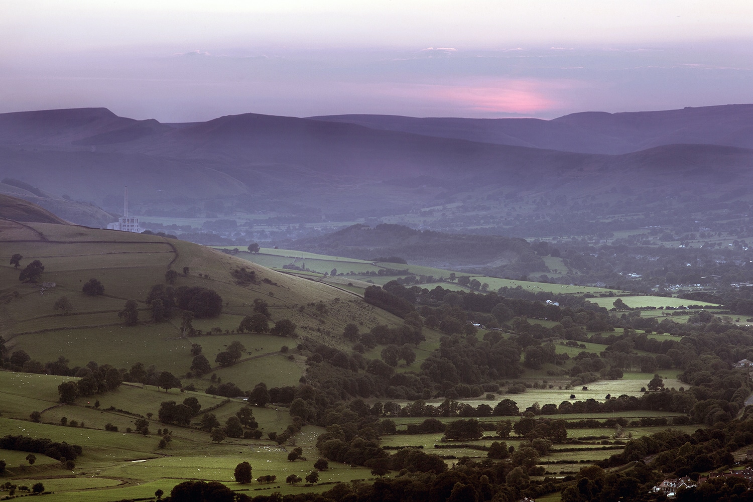 ‘Twilight From Owler Tor’,  Photographic Print Peak District Landscapes Carhead