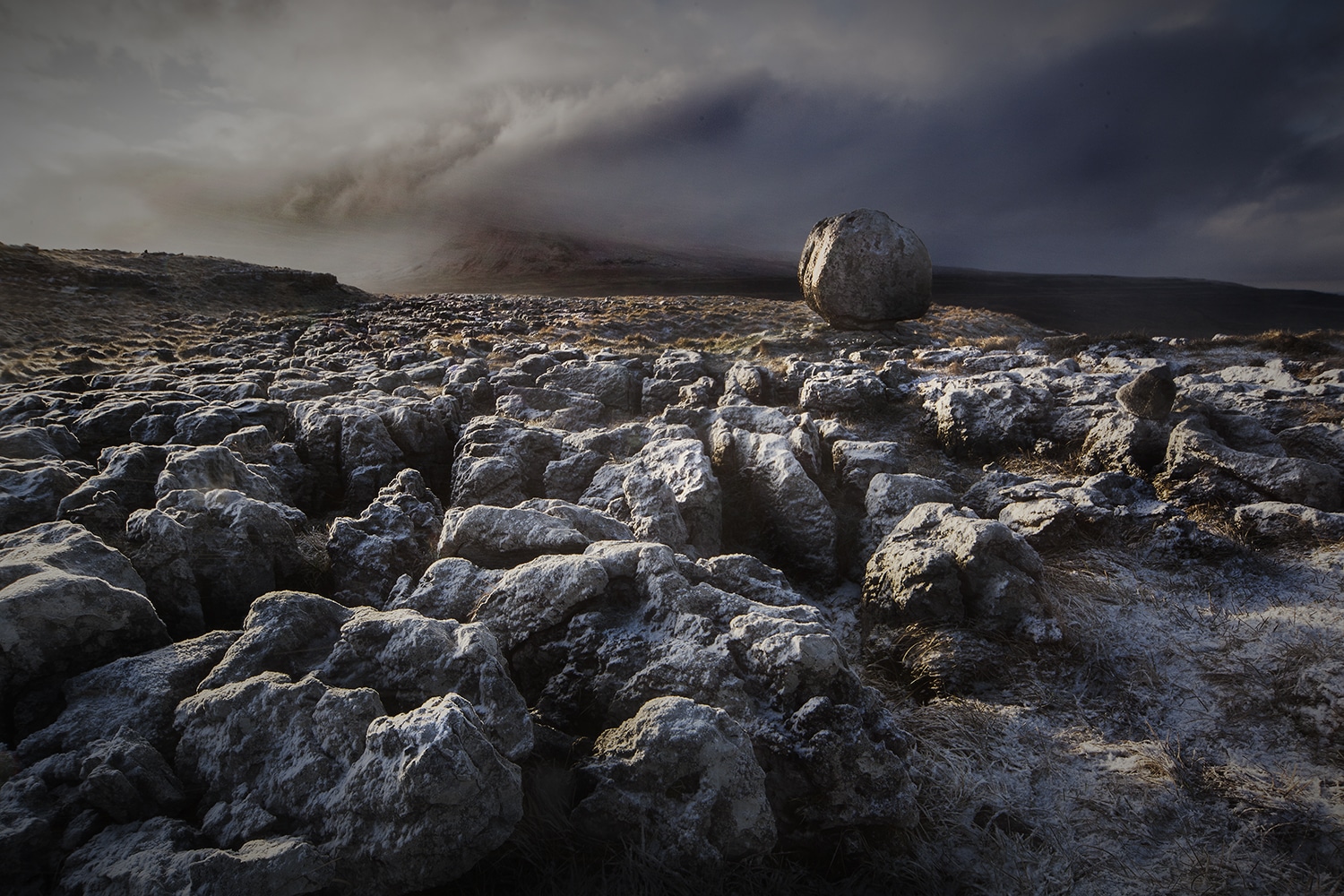 Fine art photograph print of Twistleton Scar, Yorkshire Yorkshire Landscapes colour