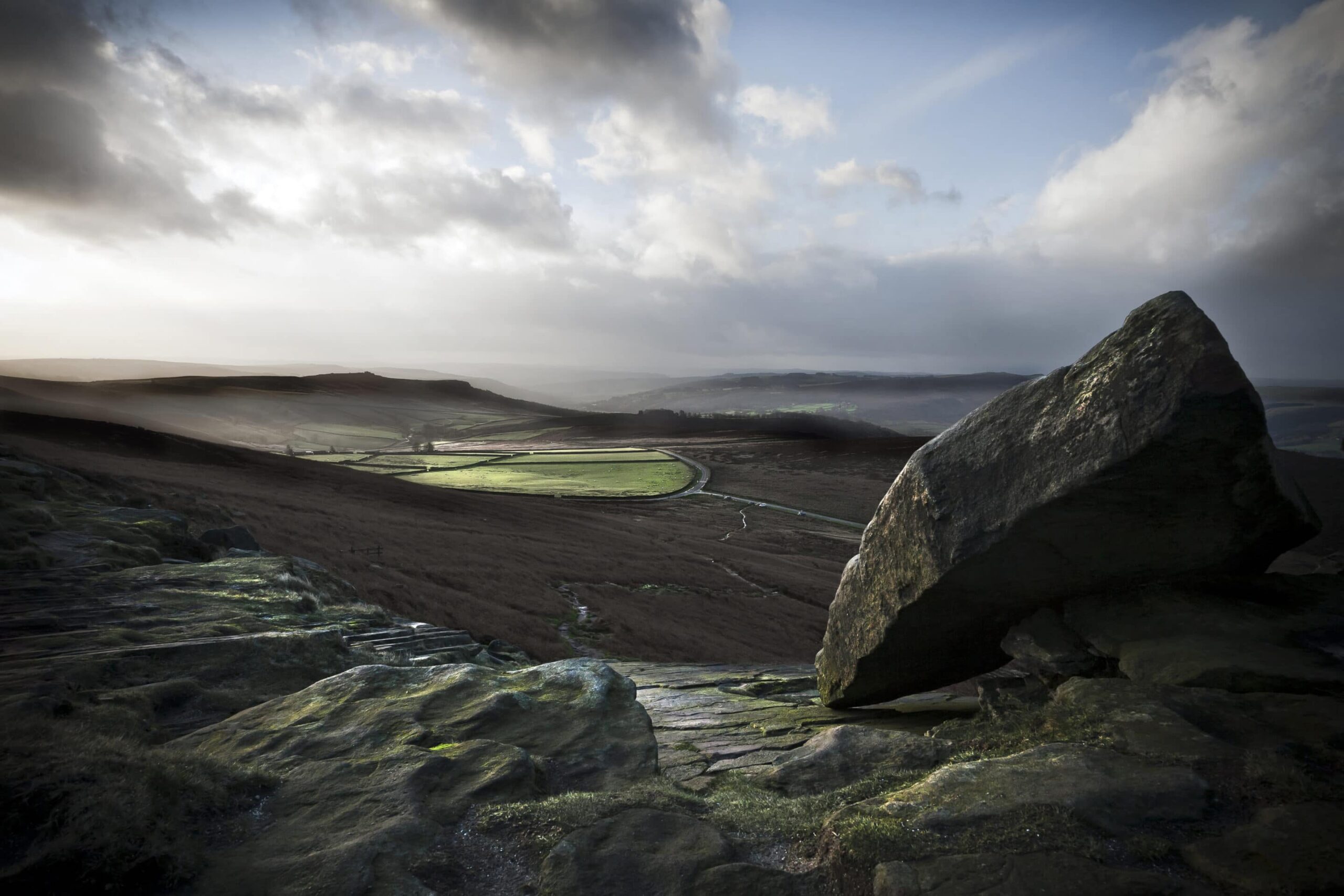 Stanage Edge, Colour Print Peak District Landscapes colour