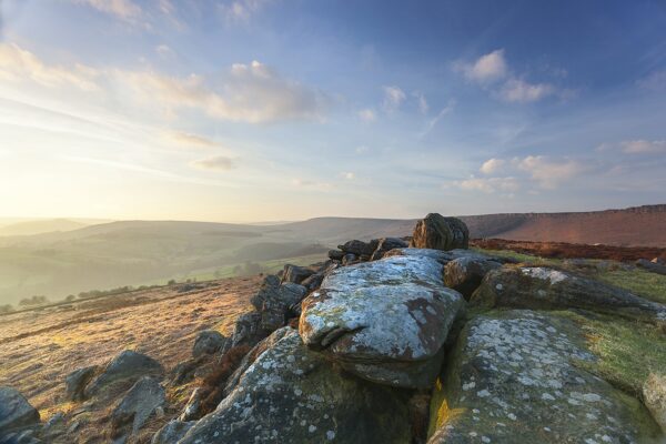 Sunset At Knuckle Stone, Peak District Peak District Landscapes colour 2
