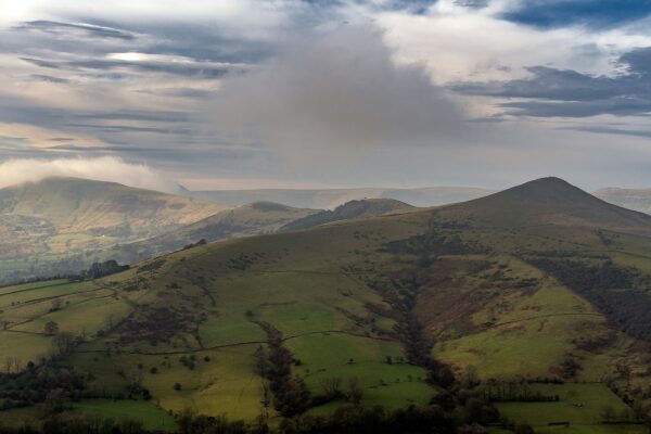 Lose Hill and Mam Tor, Peak District Peak District Landscapes Clouds 2