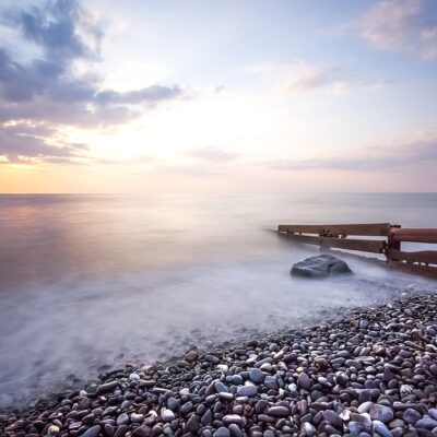Aberaeron Beach Sunset Wales a fine art photographic print Coastal Landscapes Aberaeron
