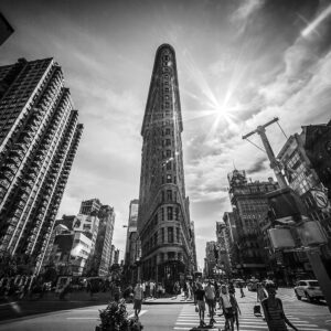 The Flatiron Building New York – Black and White landscape New York Landscapes Architecture