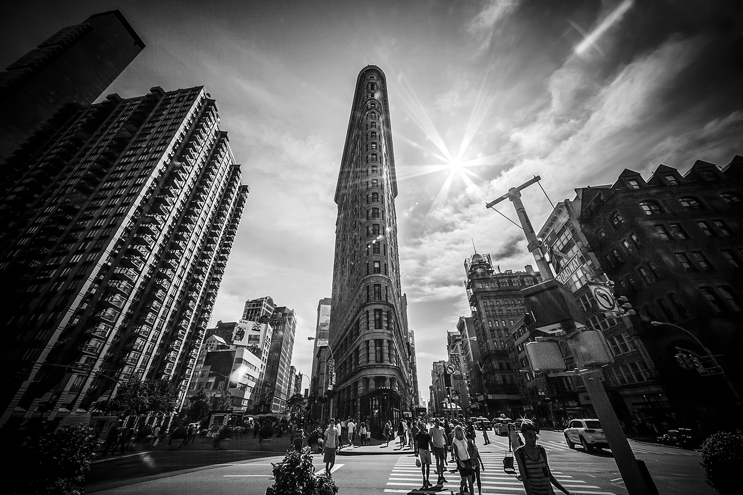 The Flatiron Building New York – Black and White landscape New York Landscapes Architecture