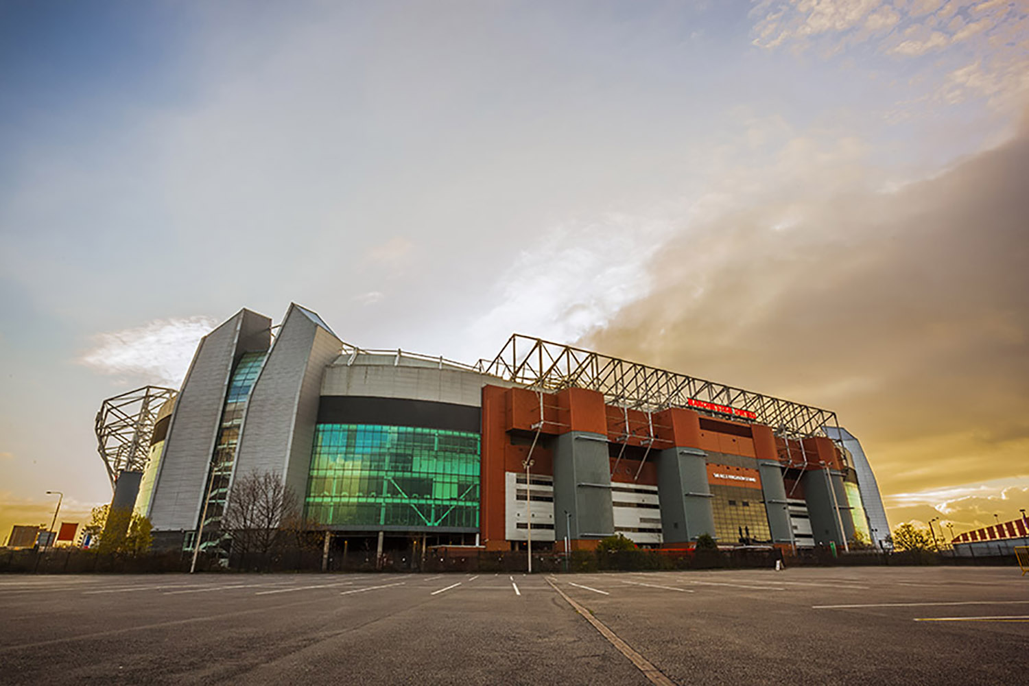 Home of Manchester United, Old Trafford Manchester Landscapes Architecture