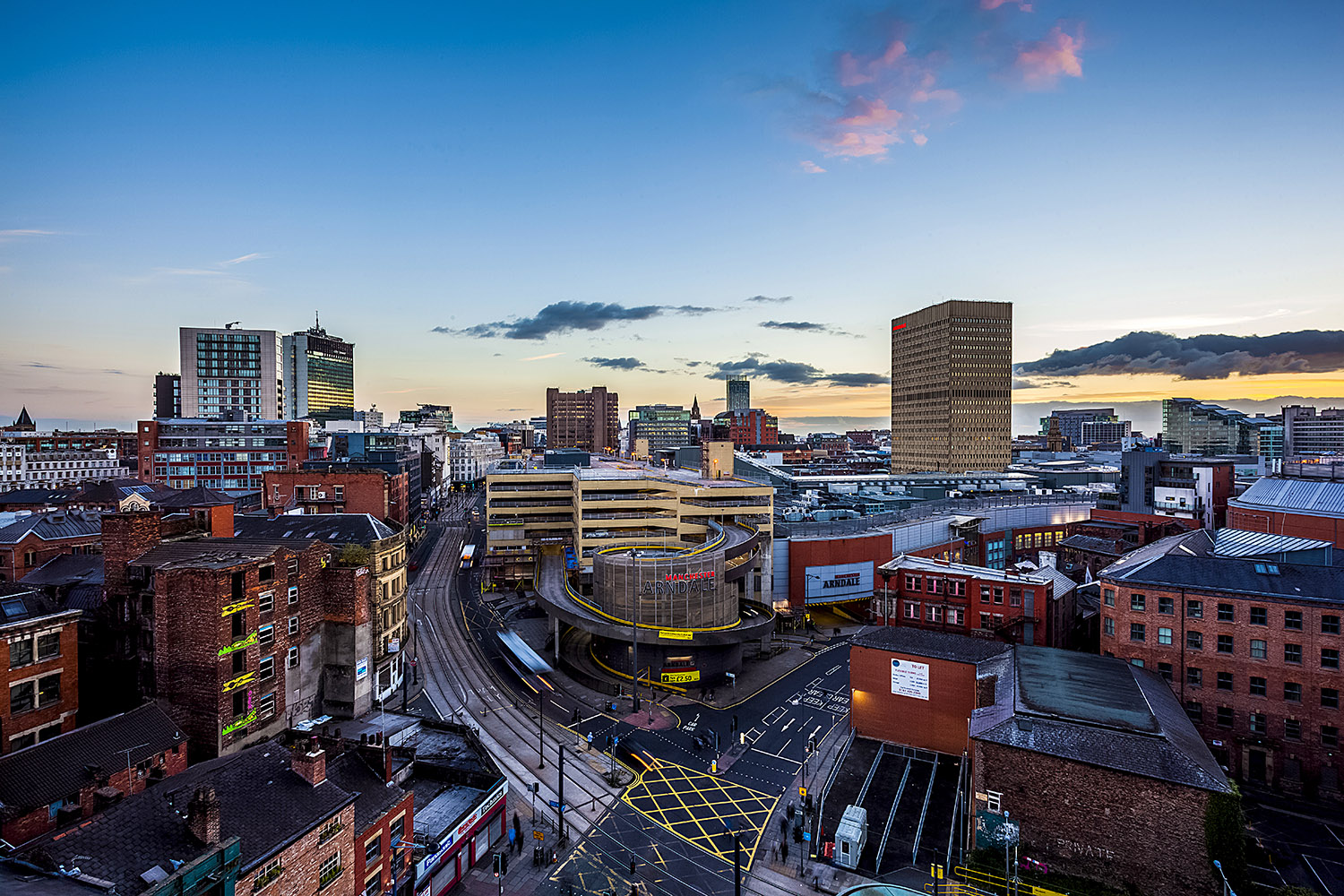 Manchester Skyline From Shudehill Manchester Landscapes Architecture
