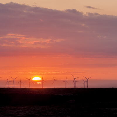 Sunset Seascape over the Irish Sea Coastal Landscapes Beach