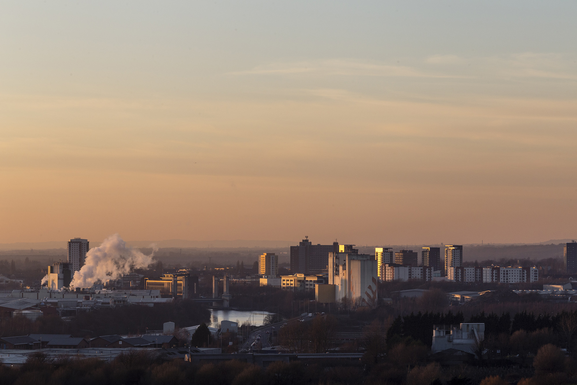 Trafford Park Industry, Manchester Skyline Manchester Landscapes Architecture