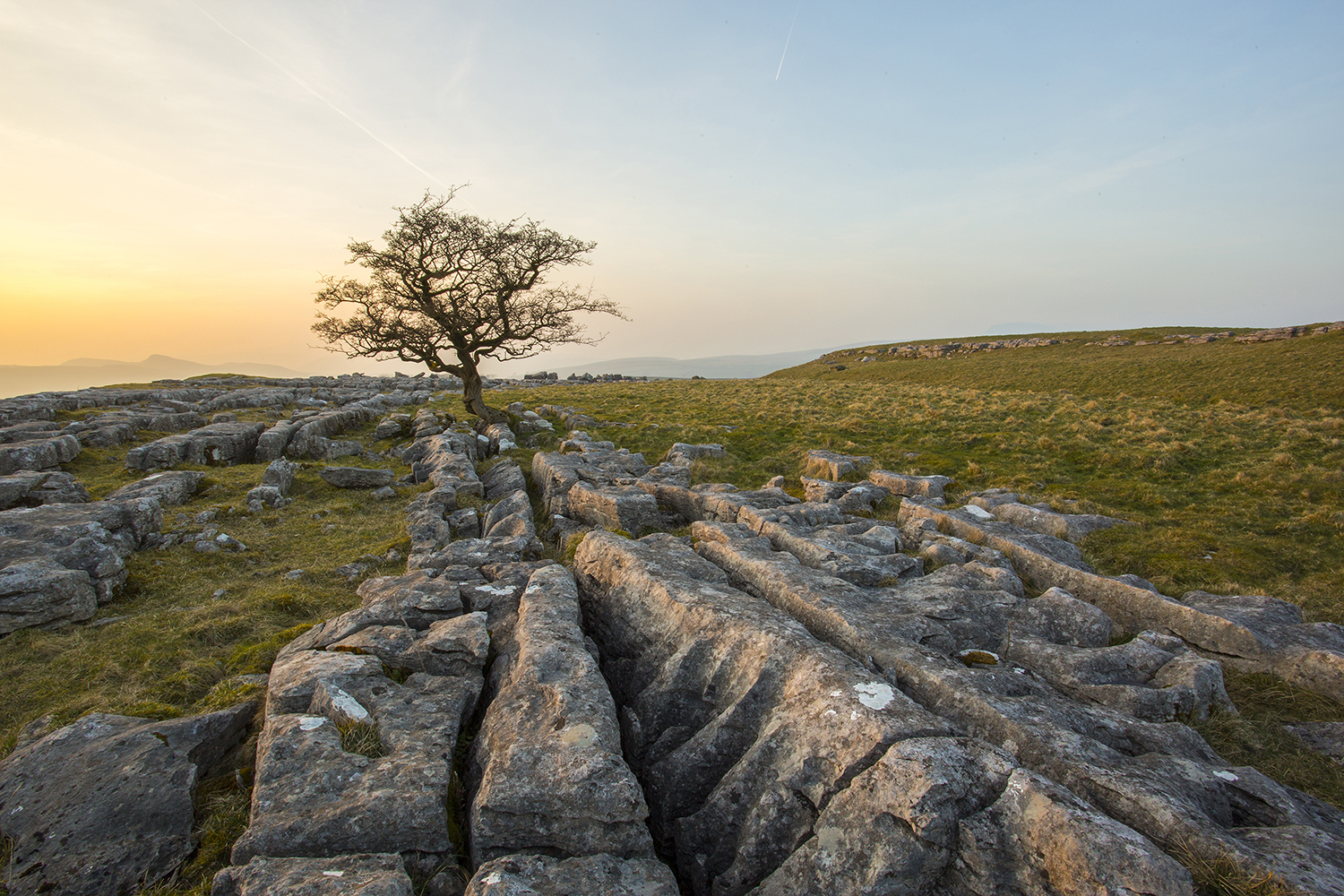 Warm light at Winskill Stones Yorkshire Landscapes colour