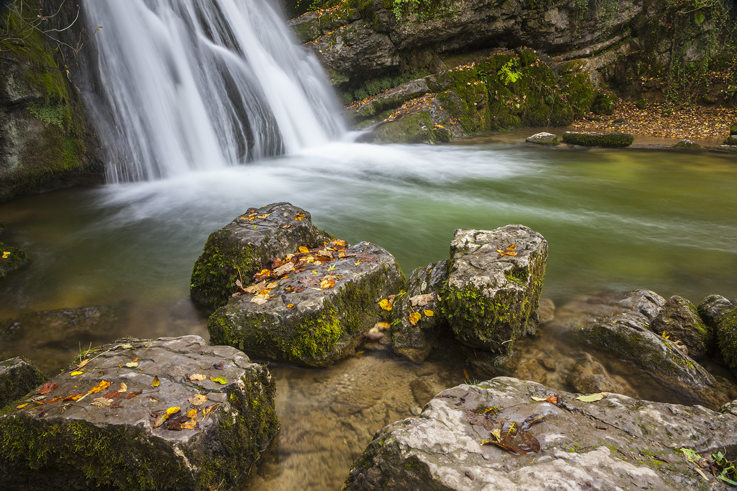 Janet’s Foss Waterfall, Malham Yorkshire Landscapes colour