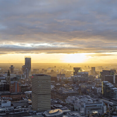 Manchester Sunset Landscape Photograph Manchester Landscapes Architecture