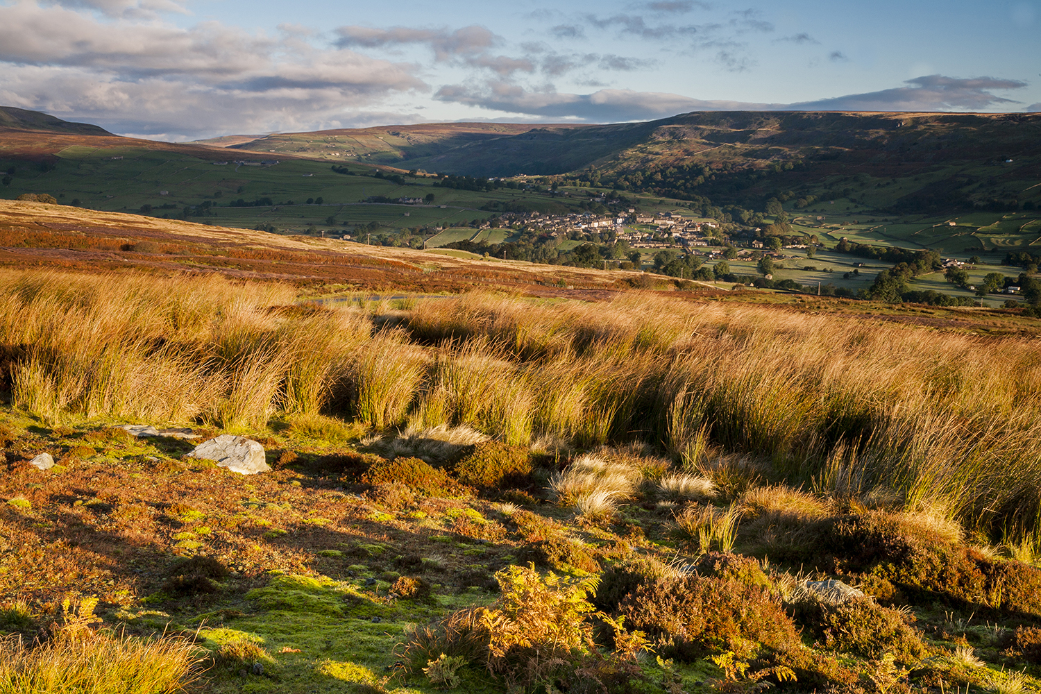 Swaledale Sunrise a Yorkshire Landscape Yorkshire Landscapes colour