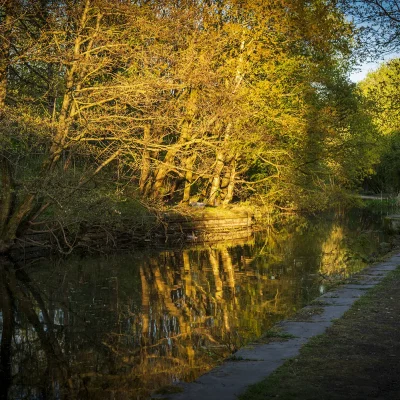 Bury and Bolton Canal at Sunset Landscapes Photography Bolton