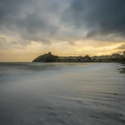 Criccieth Castle Gwynedd North Wales Coastal Landscapes Beach