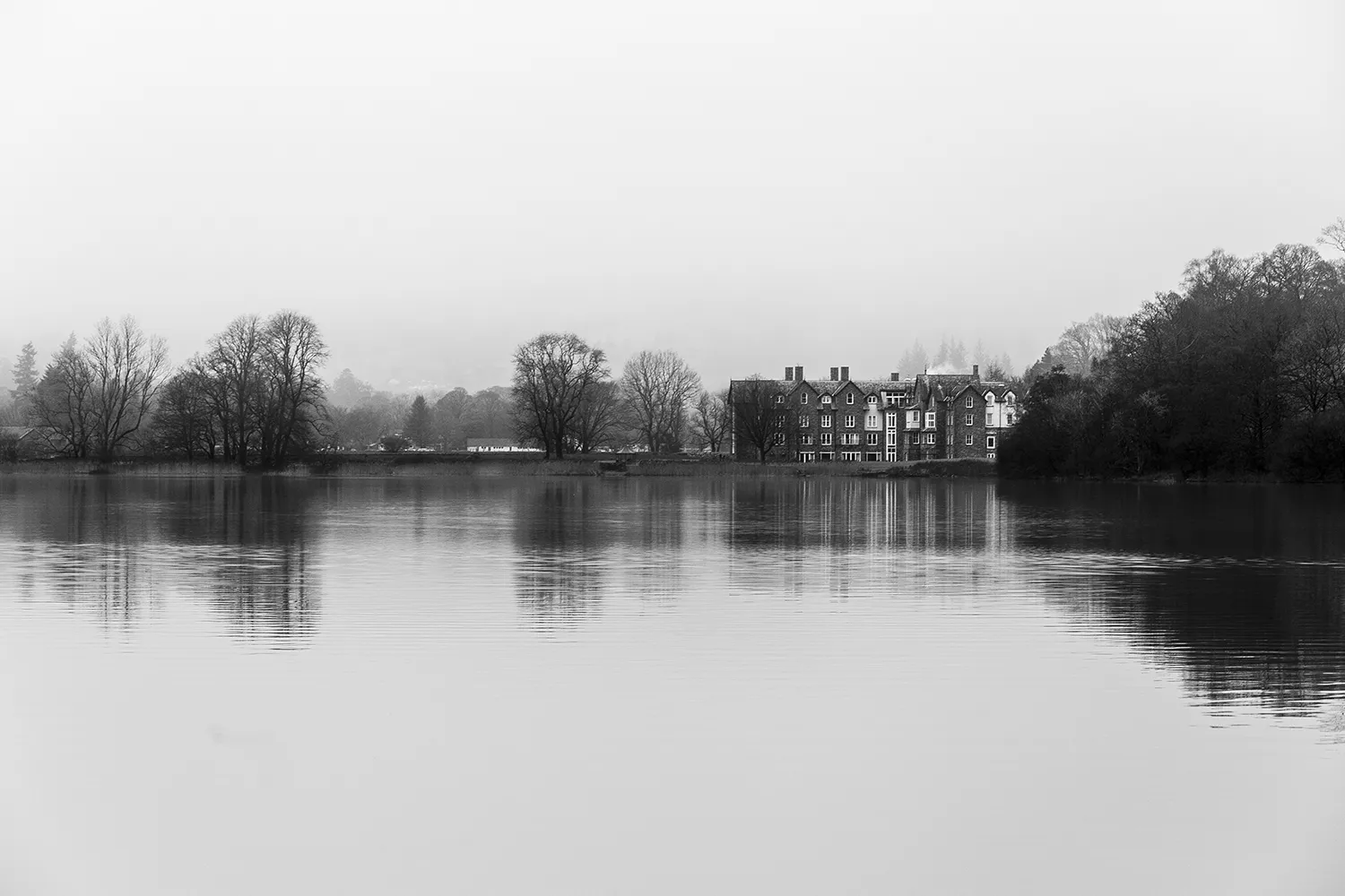 The Daffodil Hotel Grasmere Lake District Landscapes Black and White