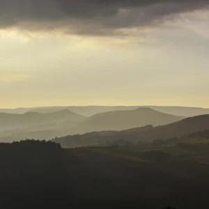 Hope Valley Landscape Print Peak District Landscapes Clouds