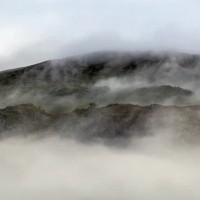 Shrouded Peaks Grasmere Lake District Landscapes Colour Canvas