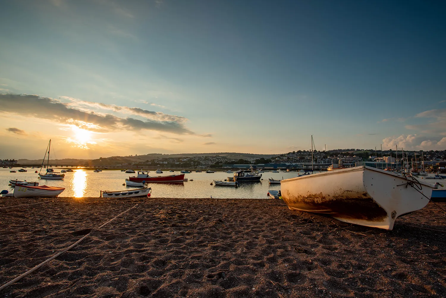 Teignmouth Back Beach Sunset Coastal Landscapes Coastal