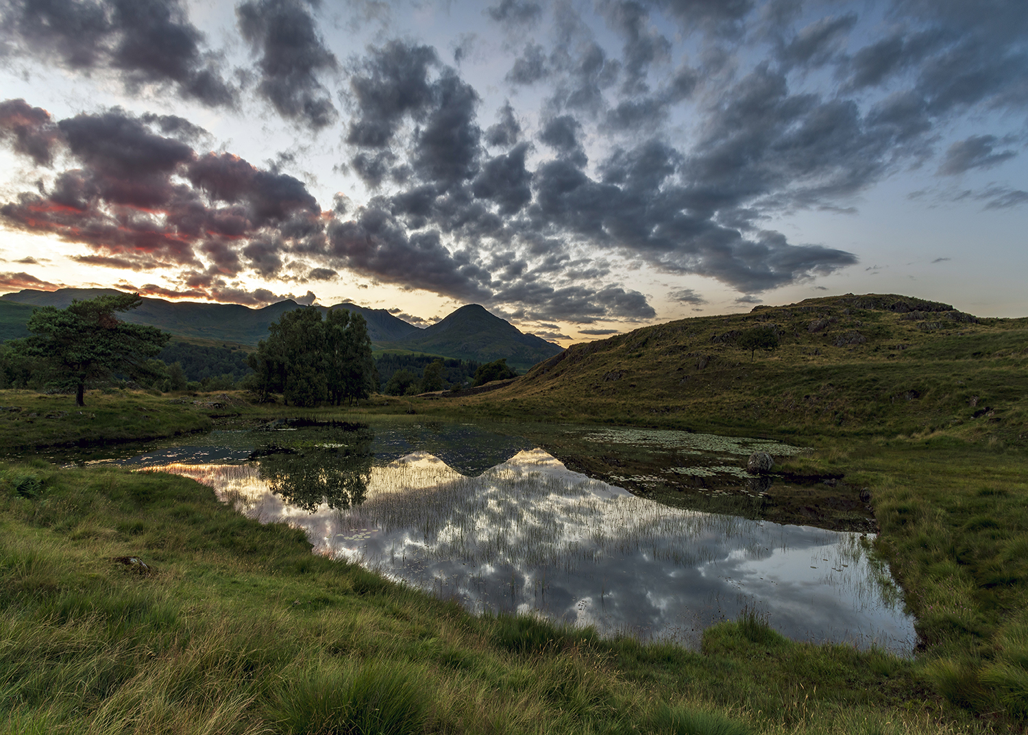 Kelly Hall Tarn ‘Blue Hour’ Lake District Landscapes Afterglow