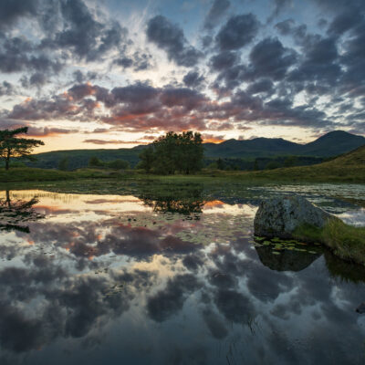 Kelly Hall Tarn Afterglow Lake District Landscapes Afterglow