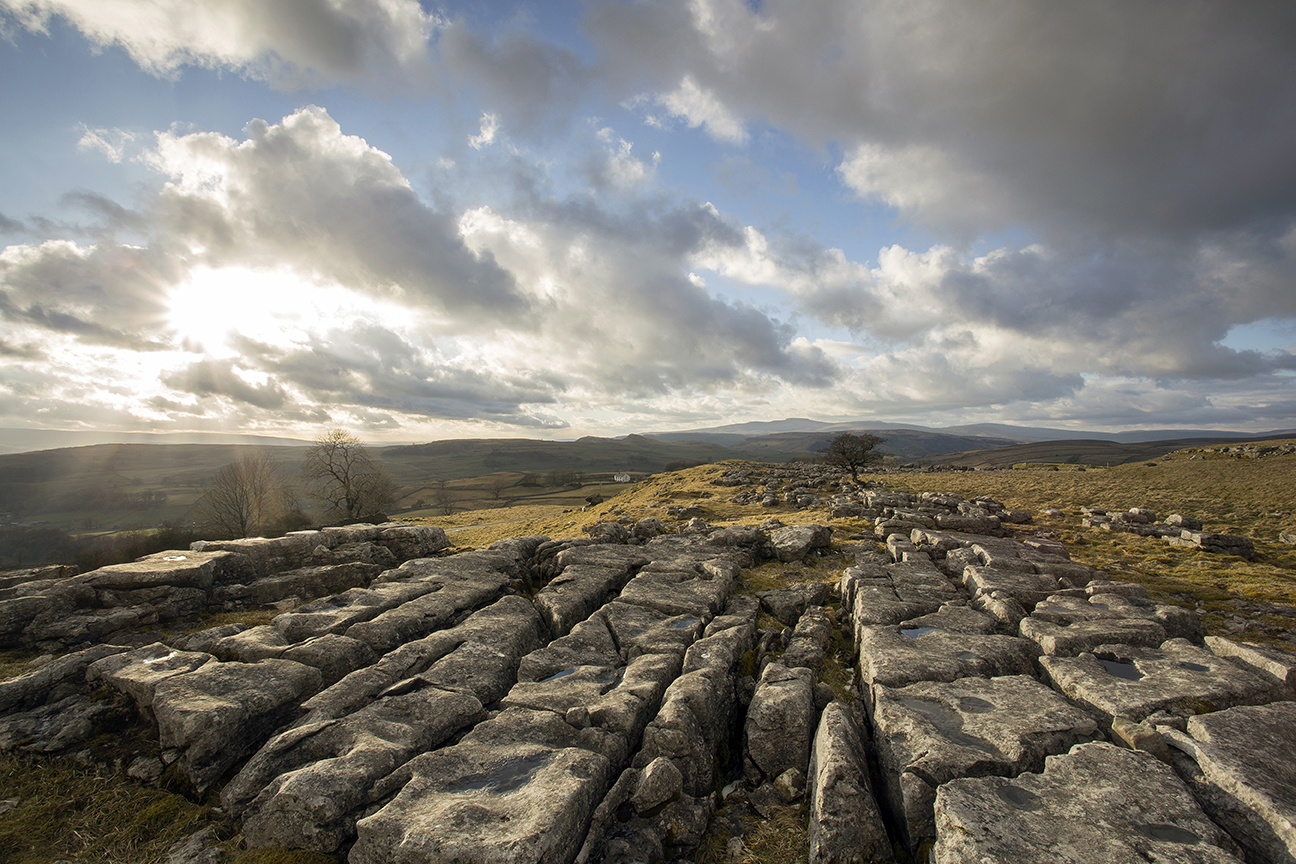 Winskills Yorkshire Limestone Pavement Yorkshire Landscapes Blue