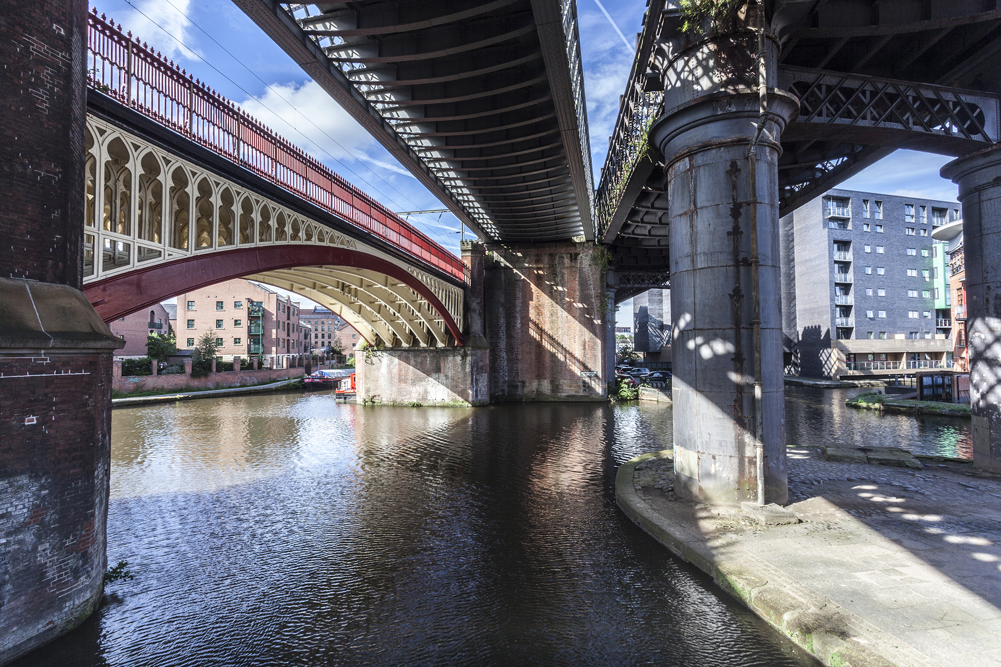 Castlefield Viaduct Manchester, Colour Photograph Manchester Landscapes Architecture