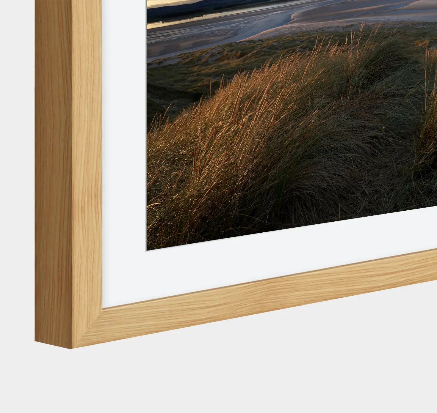 Oak frame corner example