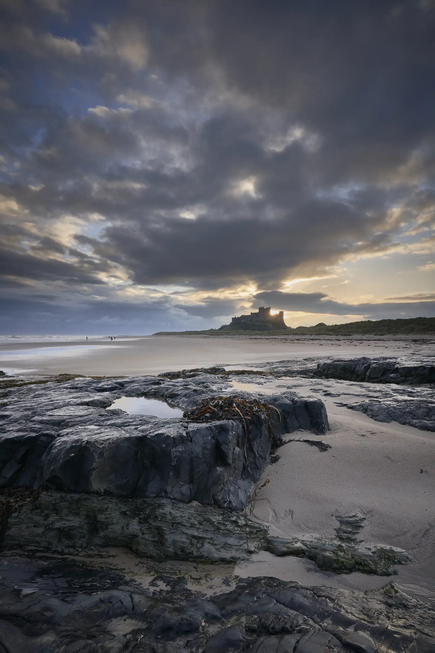 Sunrise over Bamburgh