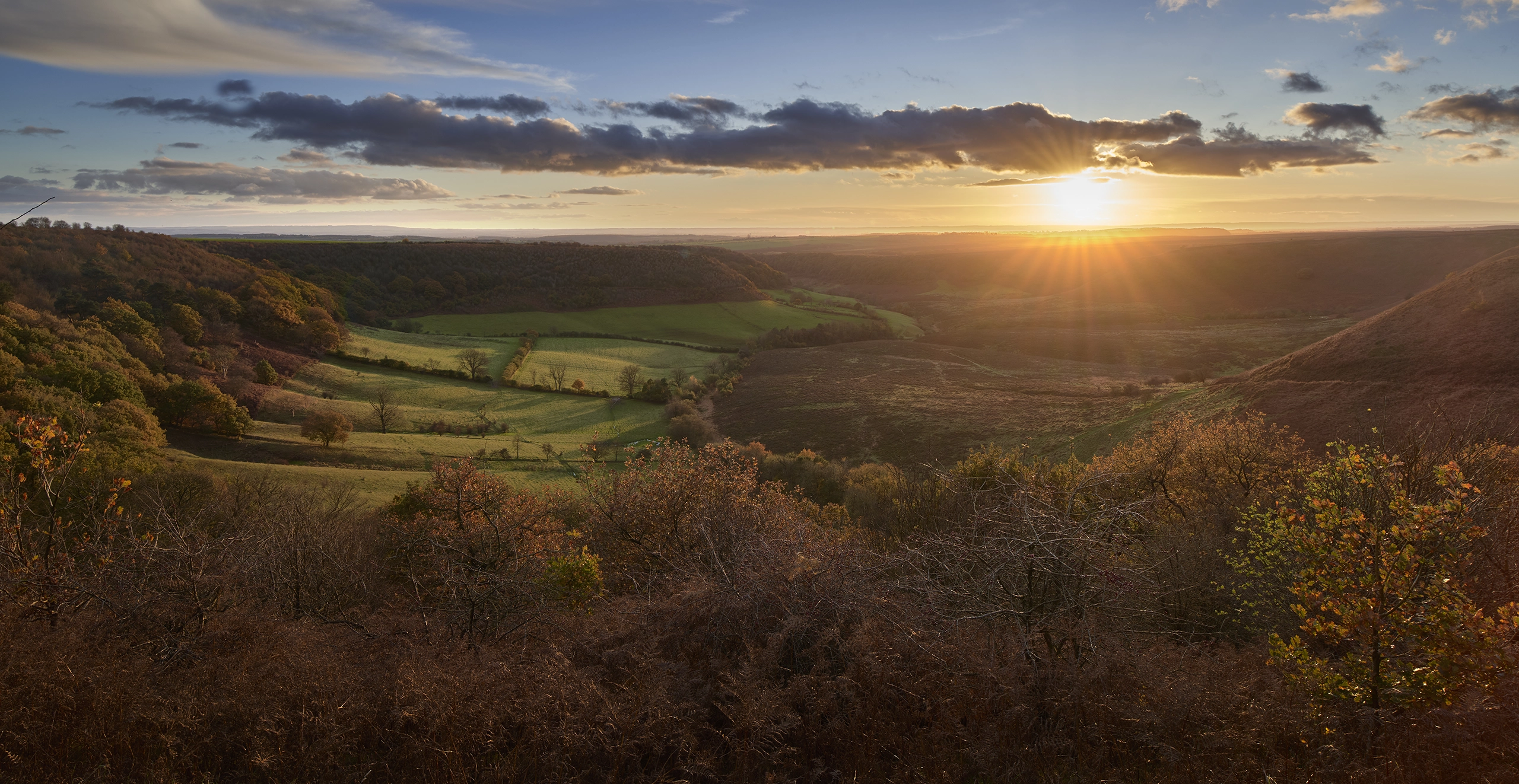 Hole of Horcum Sunset