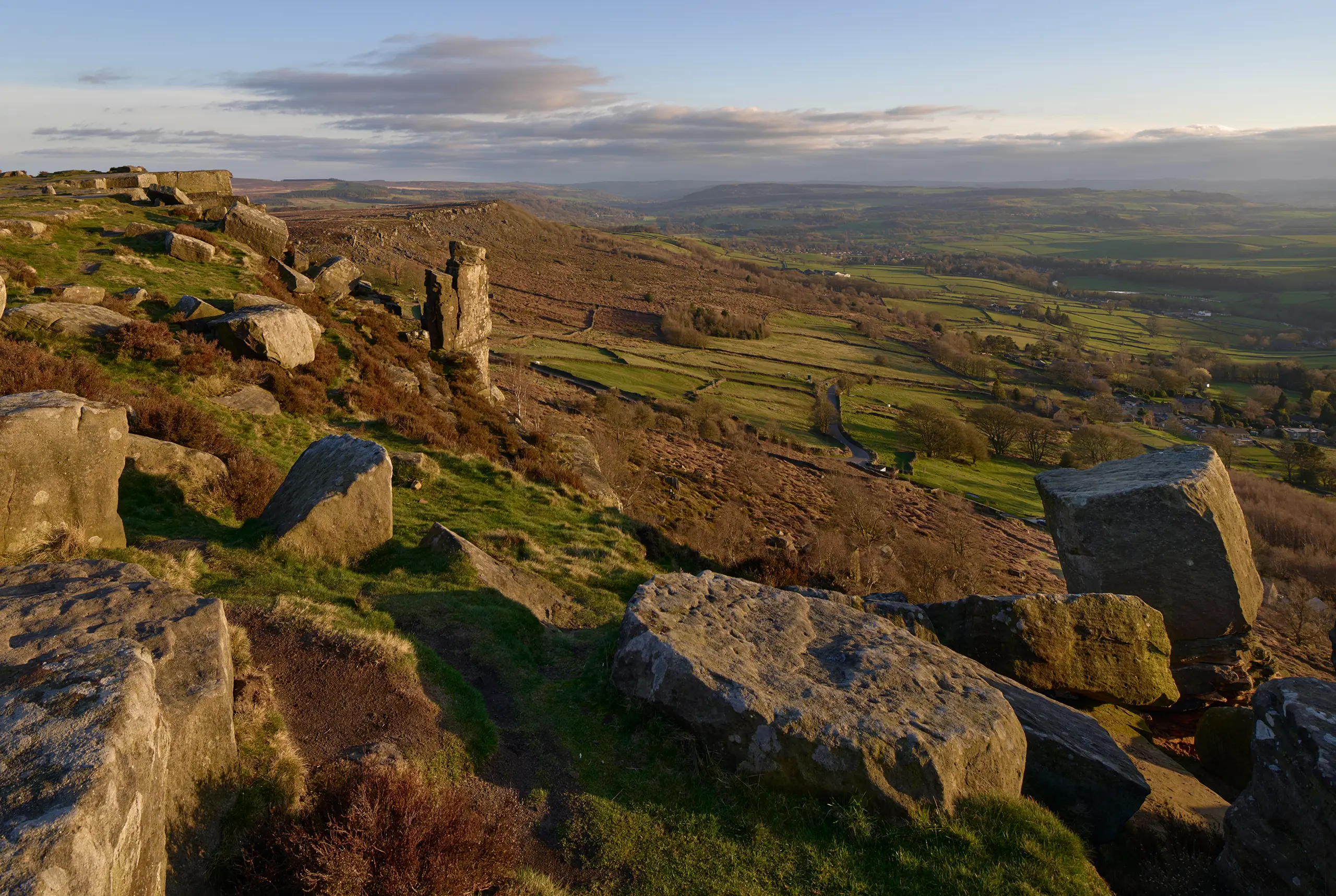The Pinnacle Stone - Curbar Edge