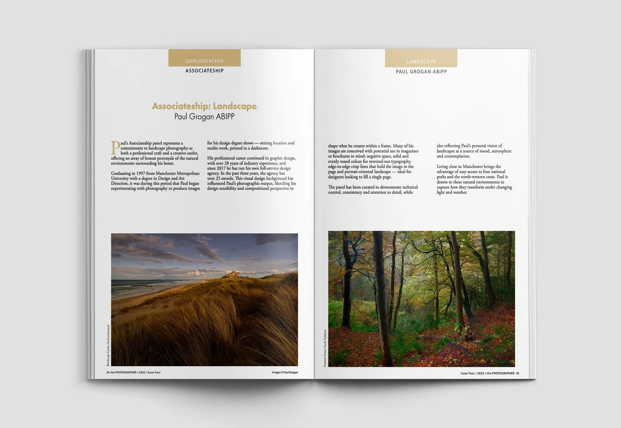 BIPP The Photographer Magazine Spread