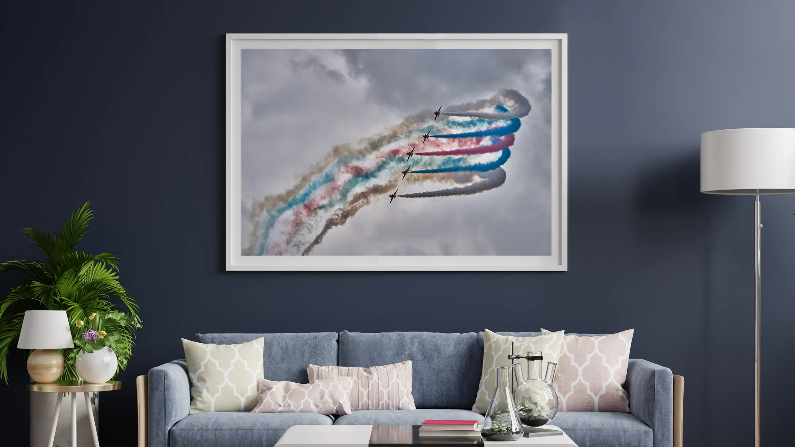 Red Arrows Display – Limited Edition Print Framed