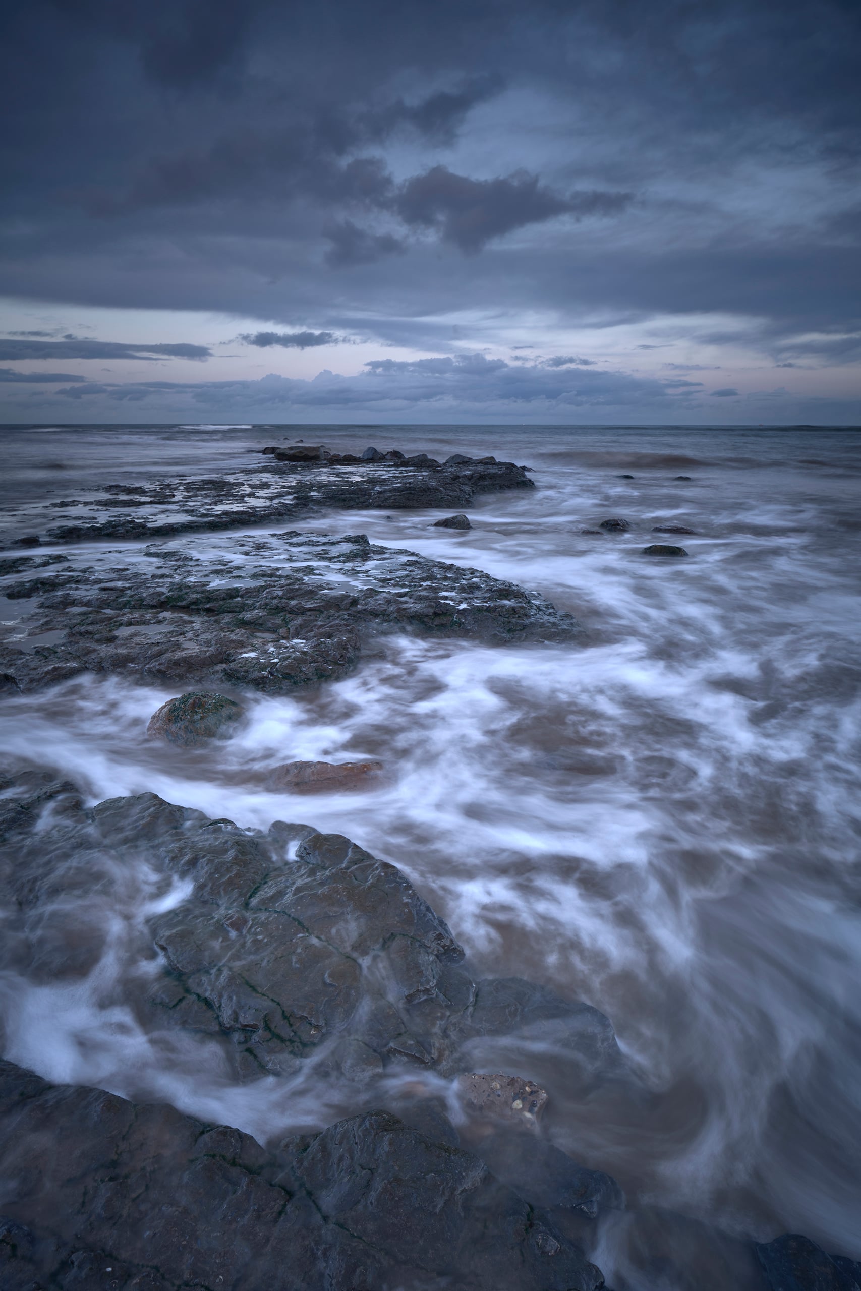 Robin Hood’s Bay High Tide - coastal landscape - low res