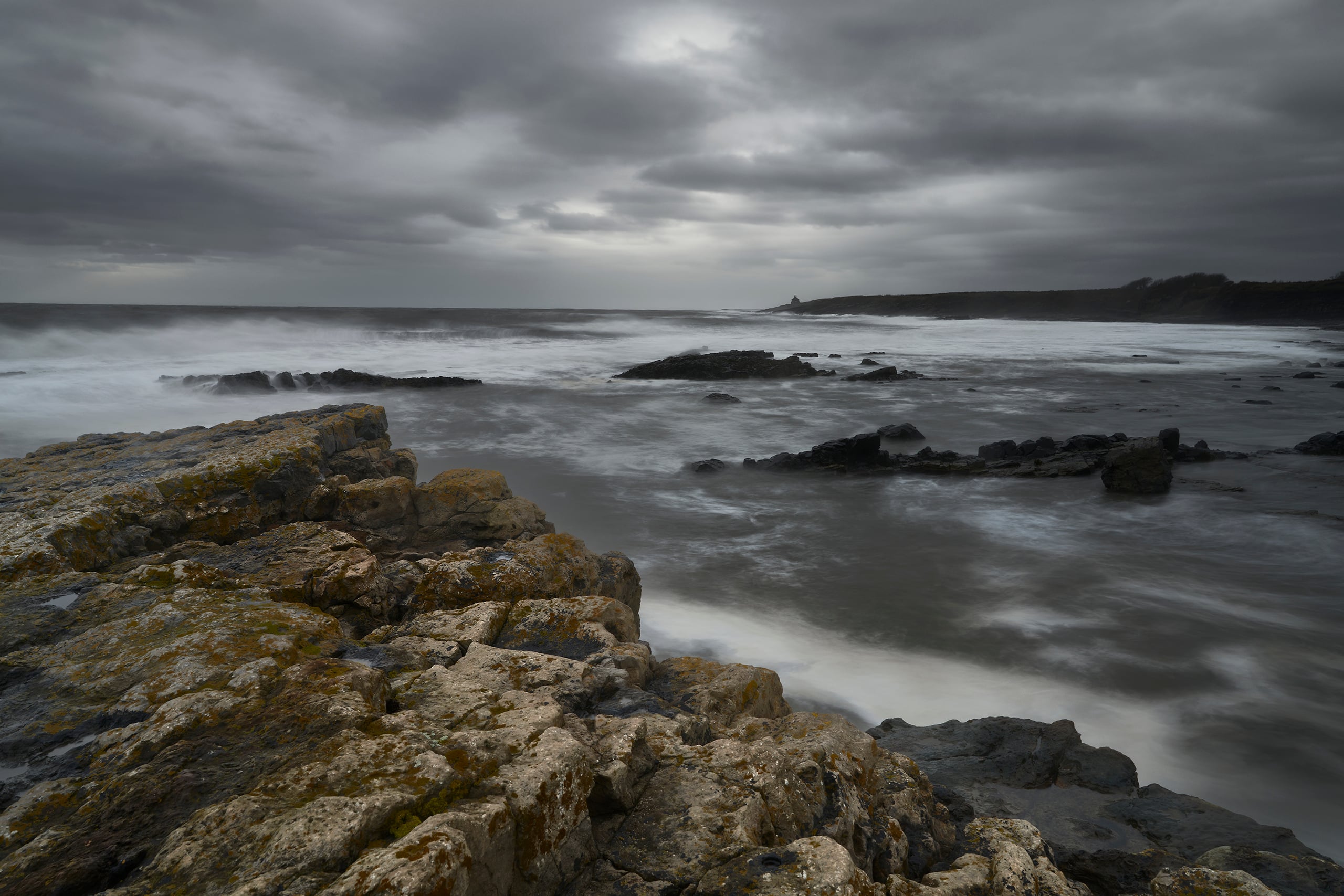 The Bathing House from Cullernose Point, Northumberland - low res